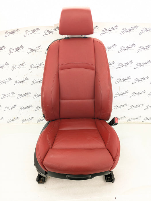 BMW E92 M Sport Interior Seats Set Coral Red Leather 8695884/6970729/6970730/9168956/6962584/7119846/7119815