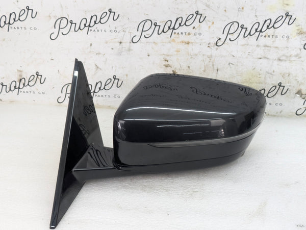BMW G22 G23 G20 430ix M440ix M Sport Left Side View Mirror W/Camera & Lane Assist Black Sapphire Metallic (475) 51165A08396