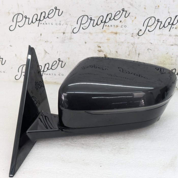 BMW G22 G23 G20 430ix M440ix M Sport Left Side View Mirror W/Camera & Lane Assist Black Sapphire Metallic (475) 51165A08396