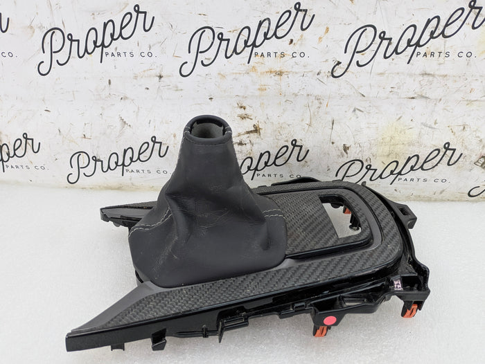 Toyota GZEA14 GR Corolla Manual Transmission Shifter Boot & Center Console Trim 58821-12370 *NOTE*