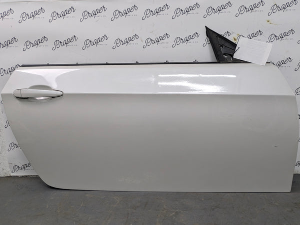 BMW E92 E93 335xi 328xi M3 Passenger Side Door Mineral White 3 (A96)