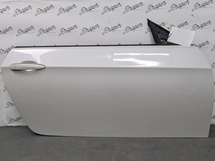 BMW E92 E93 335xi 328xi M3 Passenger Side Door Mineral White 3 (A96)