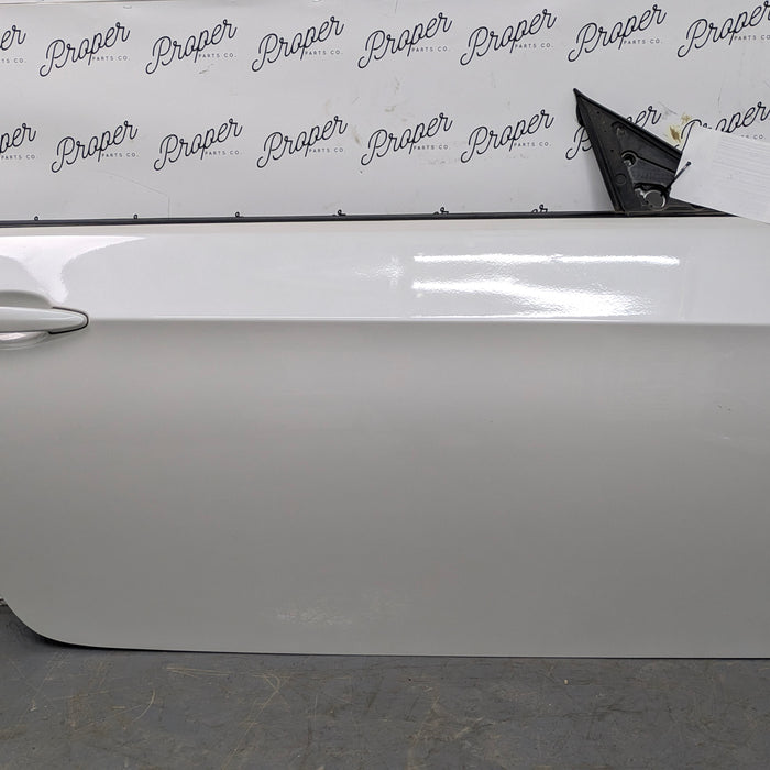 BMW E92 E93 335xi 328xi M3 Passenger Side Door Mineral White 3 (A96)