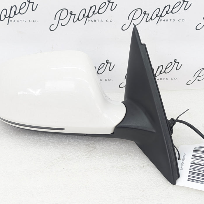 2015-2018 Audi 8U Q3 Passenger Right Side Mirror Cortina White 8U1857410F