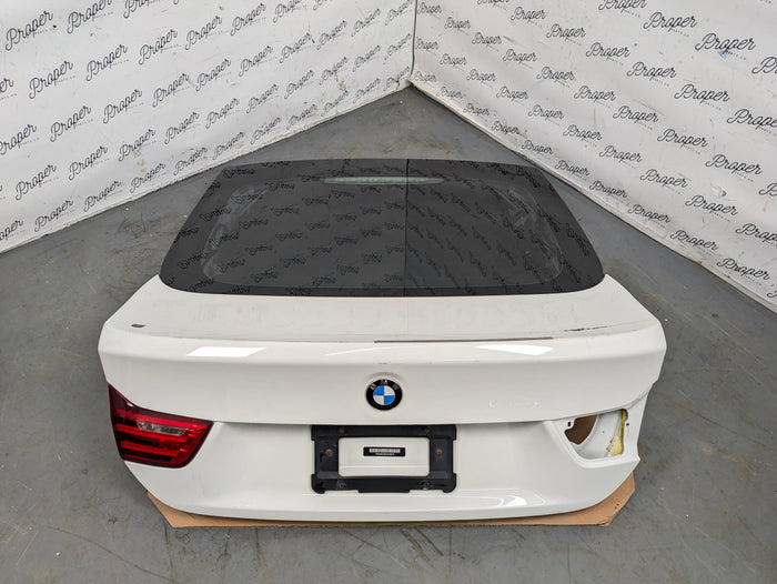BMW F36 435xi 440xi 428xi 430xi Rear Hatch Trunk Lid Tail Gate Alpine White 3 (300) *DAMAGED*
