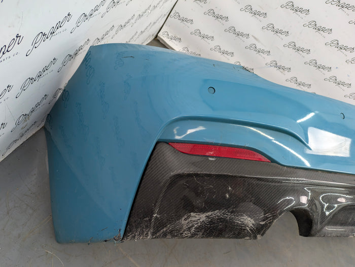 BMW F22 F23 228xi 228i 230xi 230i M Sport Rear Bumper W/PDC Sensors 51128055965 *WRAPPED*