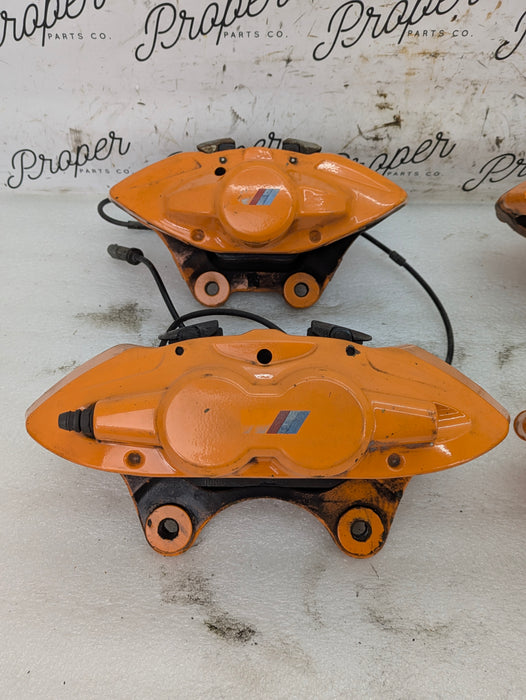 BMW F30 F31 F32 F33 F36 340 440 435 335 M sport Orange Brembo Brake Caliper Set Front & Rear