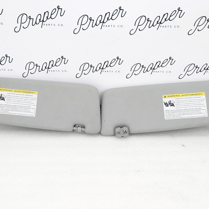 2018 Audi 8U Q3 Sun Visor Set Left Right Pair Light Grey 8K0857552/8K0857551