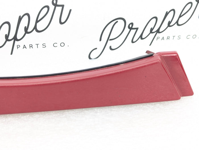 BMW E46 330i 325i 320i Sedan/Wagon Headlight Lower Trim Molding Imola Red Set Left & Right 7030552/7030551 *Damaged*