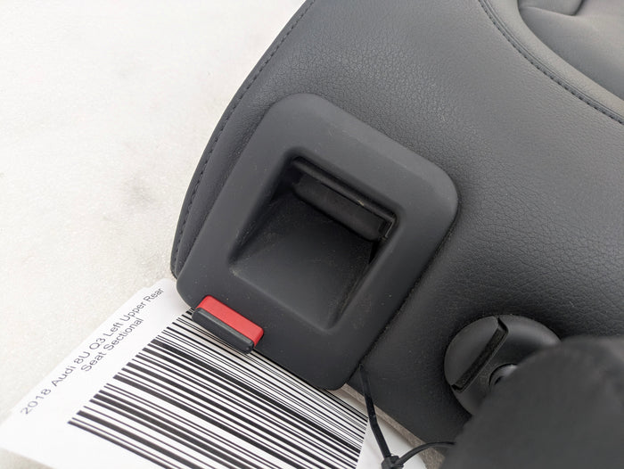 2015-2018 Audi 8U Q3 Rear Row Left Upper Seat Back & Head Rest 8U0885805BQJH