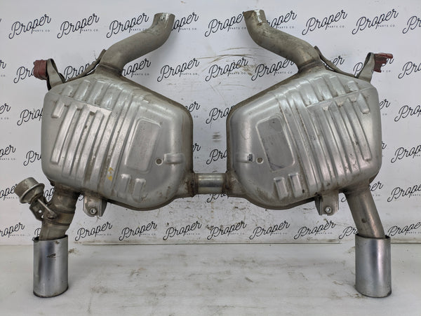 BMW E90 335xi 335i N55 Exhaust Dual Mufflers 7594771