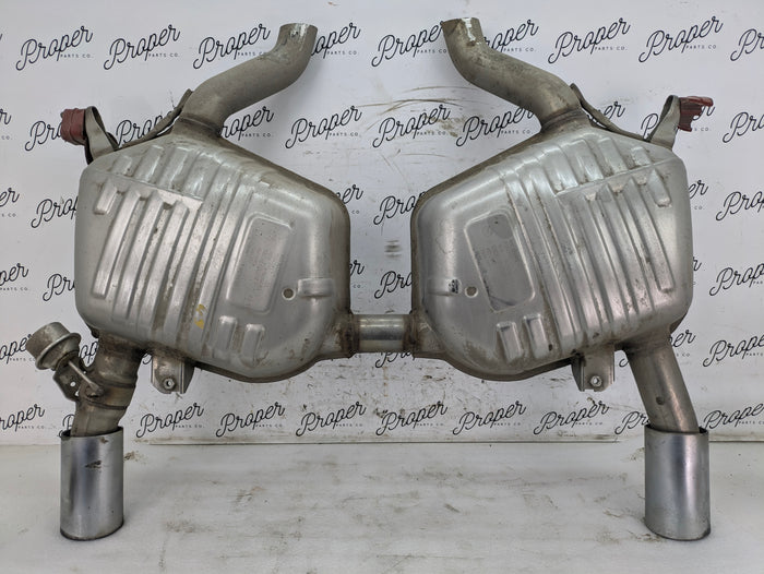 BMW E90 335xi 335i N55 Exhaust Dual Mufflers 7594771