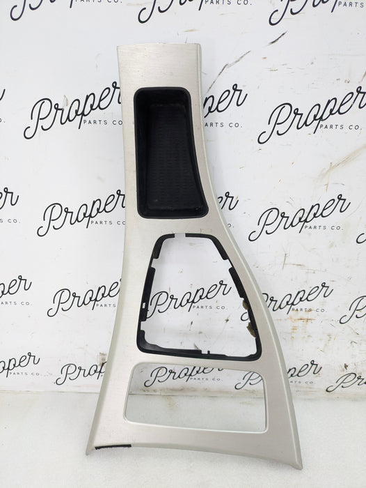 BMW E91 E90 E92 3 Series Non-iDrive/Non-Navigation Brushed Aluminum Center Console Trim 6982445/7118034 *DAMAGED*
