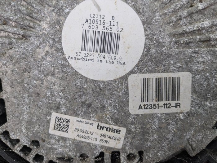 BMW E70 E71 X5 X6 M S63 Engine Cooling Radiator Fan 850W 7603565