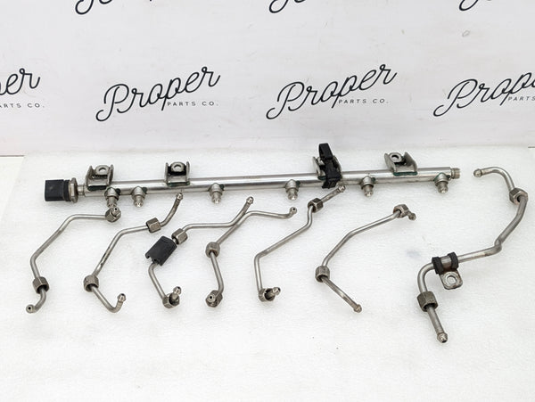 BMW E82 E88 135i N55 High Pressure Fuel Rail With Injector Lines 7576779