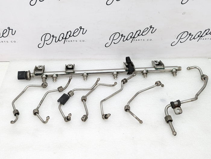 BMW E82 E88 135i N55 High Pressure Fuel Rail With Injector Lines 7576779