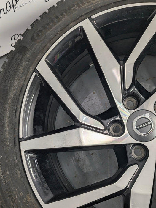 2021 Volvo V60 T6 R-Design Y Spoke Black Diamond Cut Wheel 8 X 18 Et 42 31471311 #3