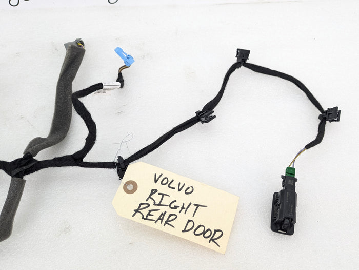 2021 Volvo V60 T6 R-Design Left/Driver Side Rear Door Wiring Harness 32143981