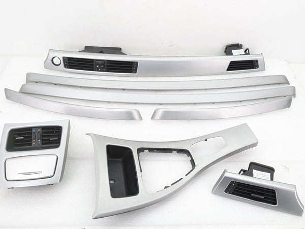 BMW E92 335xi 335i 328xi 328i Coupe Brushed Aluminum iDrive Interior Trim Set