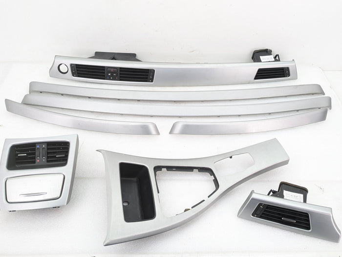 BMW E92 335xi 335i 328xi 328i Coupe Brushed Aluminum iDrive Interior Trim Set