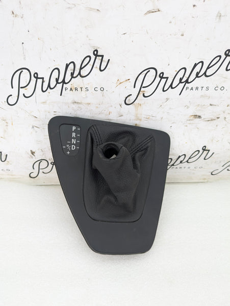 BMW E90 E91 E92 E93 3 Series Automatic Shifter Trim Cover & Boot Black 7155643