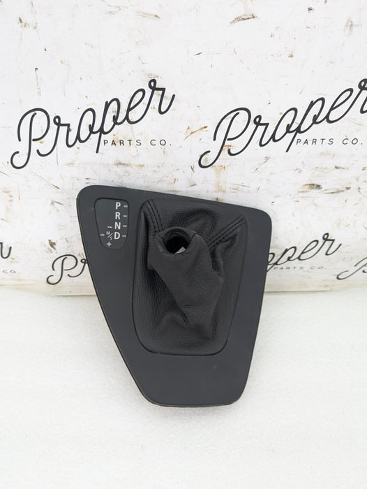 BMW E90 E91 E92 E93 3 Series Automatic Shifter Trim Cover & Boot Black 7155643