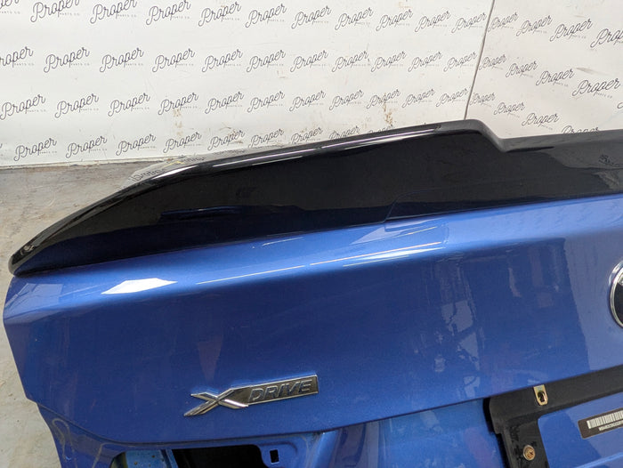 BMW F36 435XI Grand Coupe Rear Trunk Lid Hatch Tail Gate Estoril Blue Metallic
