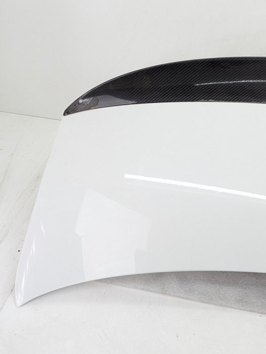 BMW E92 M3 335i 328i LCI Coupe Trunk Lid W/Aftermarket Spoiler Alpine White (300) 41627254428