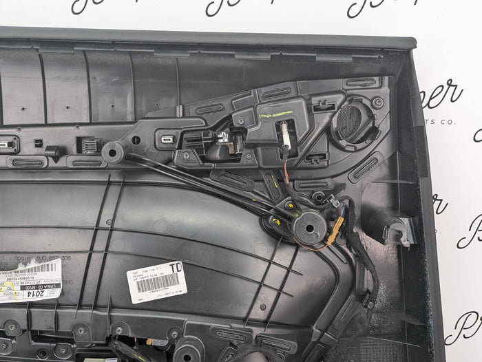 2015-2018 Audi 8U Q3 Right Rear Passenger Interior Door Panel Card Black 8U0867306