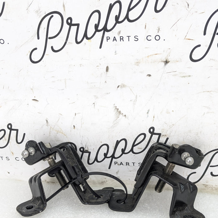 Porsche 996.2 911 Carrera 4 Cabriolet Convertible Left/Right Top Latch Mounting Brackets 99656105501/99656105601