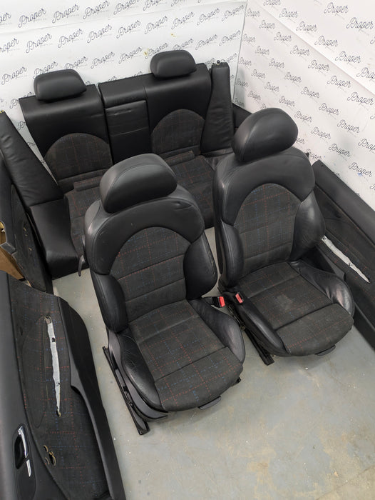 BMW E46 M3 M Texture Interior Swap Kit Door Cards & Seats