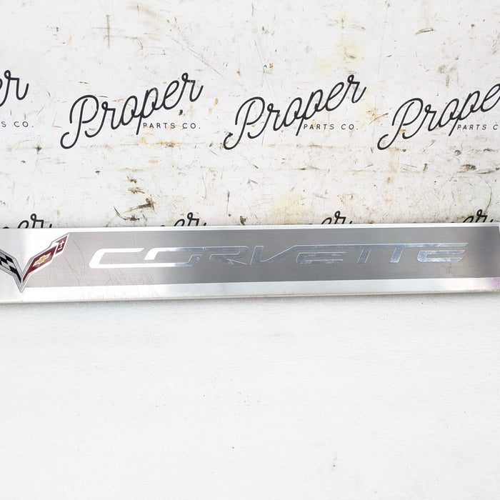 Chevrolet C7 Corvette Stingray Z51 Right/Left Side Door Sill Trim Scuff Plate 22789326