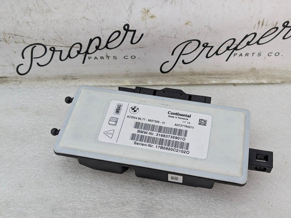 2018 BMW F32 430xi Dashboard Air Bag Control Module 6837359