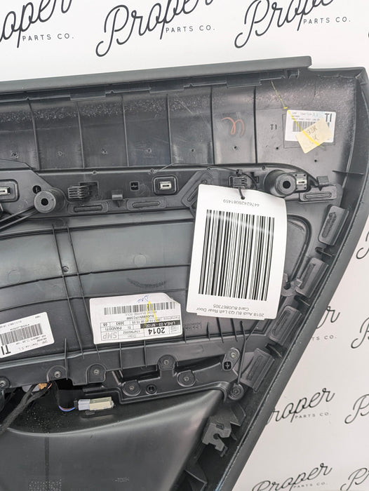 2016-2018 Audi 8U Q3 Left Rear Interior Door Panel Card Black 8U0867305