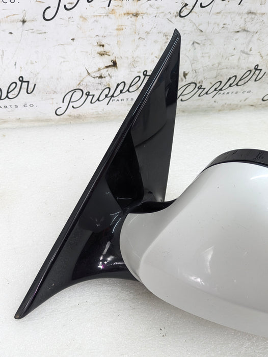 BMW E92 E93 3 Series LCI Shadowline/Gloss Black Left Side Mirror Mineral White (A96) 51167282653