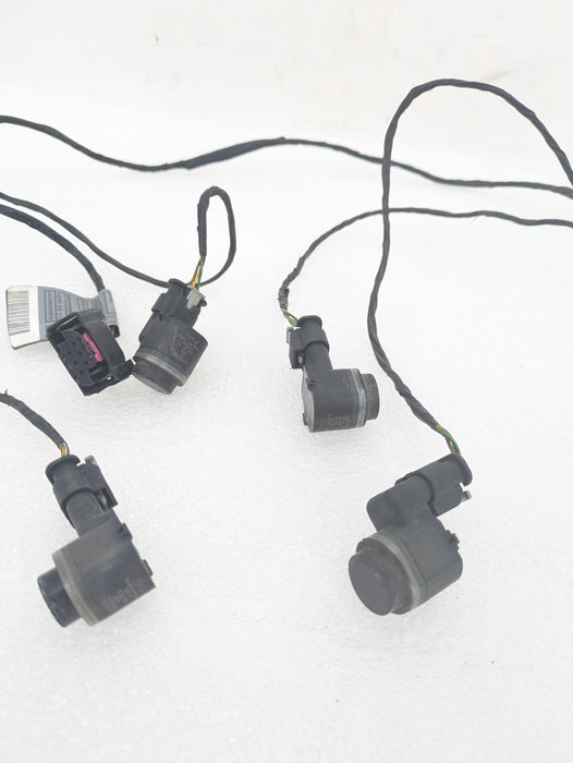 BMW E70 X5 M Front Bumper Parking Distance Control Harness & PDC Sensors Black Sapphire Metallic (475) 9205814