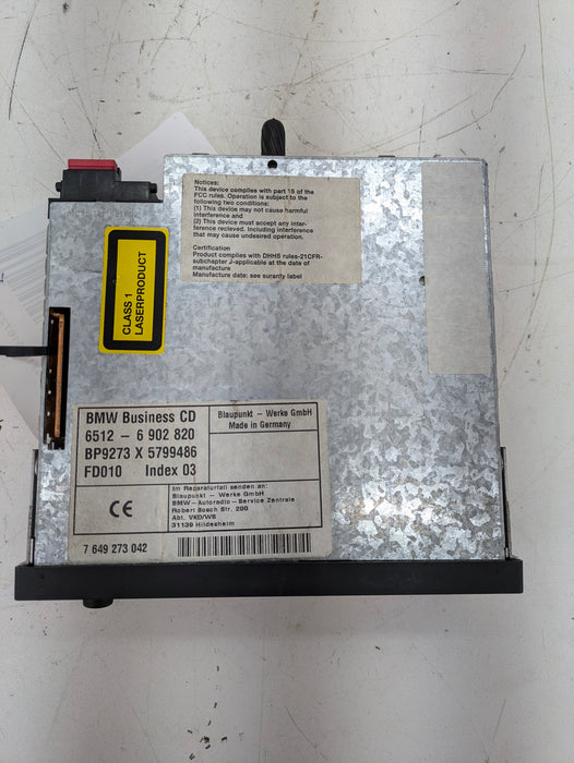 BMW Z3 M Roadster/E36 3 Series Business Radio CD Player Head Unit 6902820