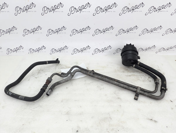 BMW E60 E61 M5/E63 E64 M6 Power Steering Fluid Intake & Cooler Return Lines W/Reservoir 32412282816/32412228855
