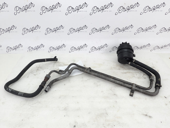 BMW E60 E61 M5/E63 E64 M6 Power Steering Fluid Intake & Cooler Return Lines W/Reservoir 32412282816/32412228855