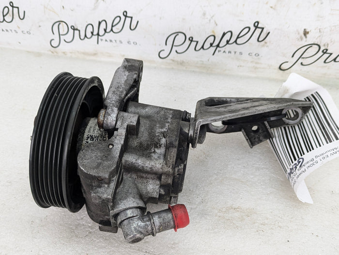 BMW E60 E61 530xi 528xi 525xi N52 Power Steering Pump & Bracket 7539015/7516619