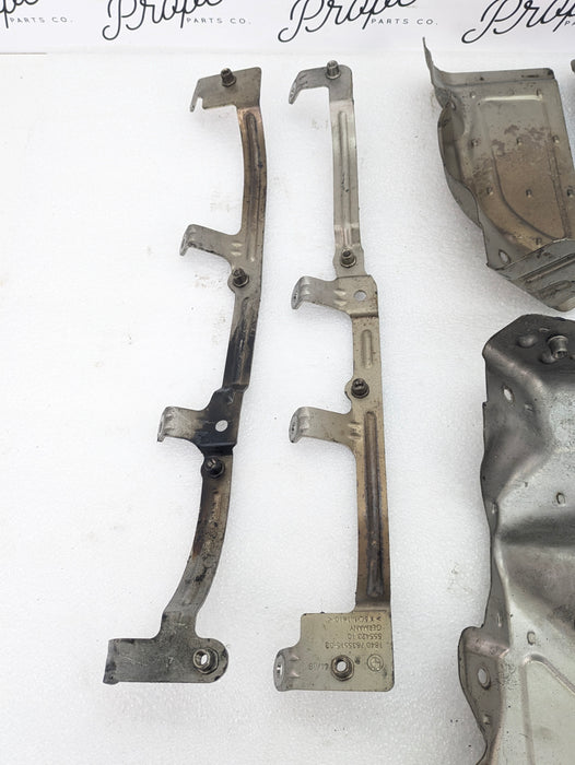 BMW E60 E61 M5 E63 E64 M6 S85 Engine Oil Pump Heat Shields & Plates Set 7835887/2282930/7835888
