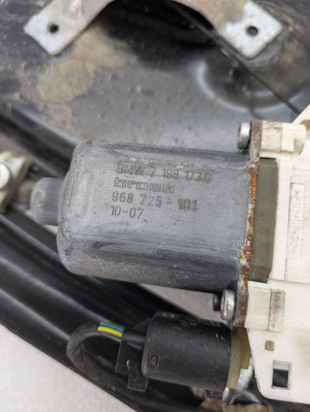 BMW E93 335is 335i 328i M3 Left/Driver Side Rear Window Regulator & Motor 7198047