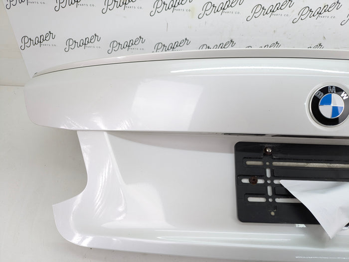 BMW F22 228xi M235xi 230xi M240xi F87 M2 Trunk Lid Mineral White (A96) 41007377970