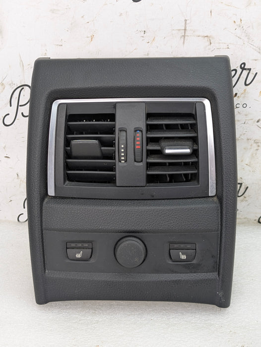 BMW F30 340xi Msport Rear Center Console Vent Trim & Heated Seat Switch 9222046/9384805/9207330
