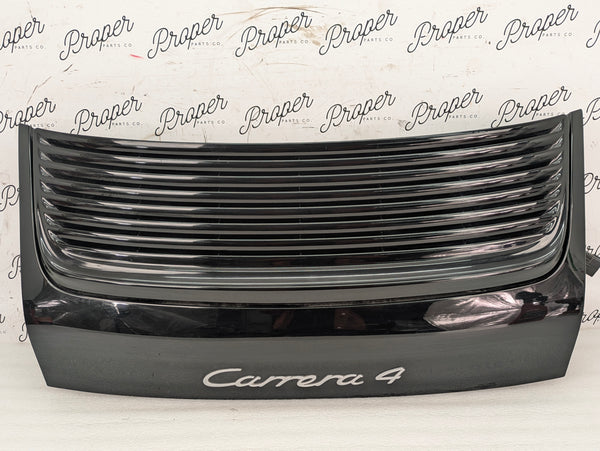 Porsche 996.2 911 Carrera 4 Complete Engine Bay Compartment Lid & Spoiler Schwarz/Black (041) 99651201101GRV