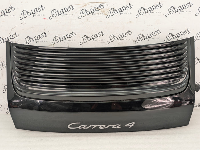 Porsche 996.2 911 Carrera 4 Complete Engine Bay Compartment Lid & Spoiler Schwarz/Black (041) 99651201101GRV