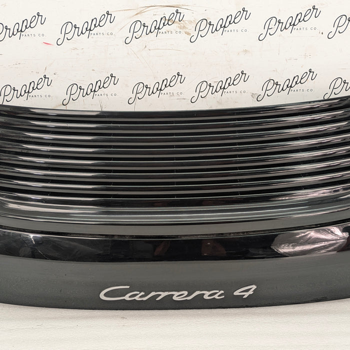 Porsche 996.2 911 Carrera 4 Complete Engine Bay Compartment Lid & Spoiler Schwarz/Black (041) 99651201101GRV