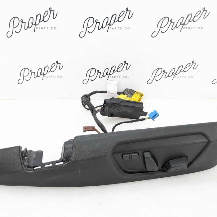 BMW F30 F31 Front Right/Passenger Side Sport Seat Control Switch Buttons W/Trim 9276624