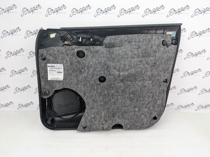 2016-2018 Audi 8U Q3 Left Front Driver Interior Door Panel Black 8U1867105 *Damage*