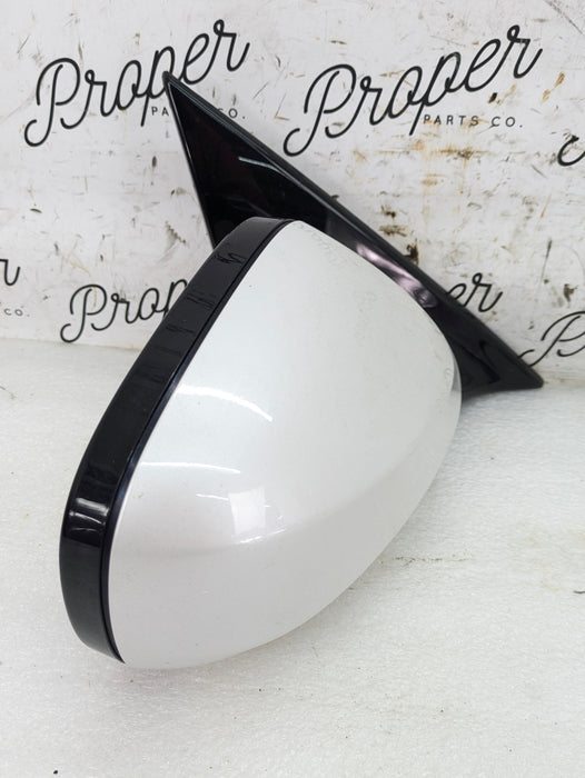 BMW E92 E93 3 Series LCI Shadowline/Gloss Black Right Side Mirror Mineral White (A96) 51167282654
